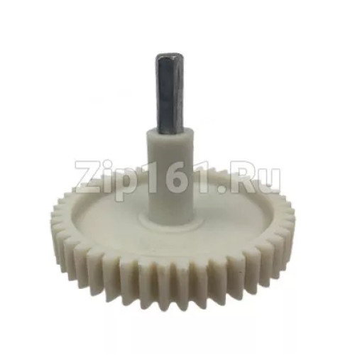 Шестерня для мясорубки Delfa/Saturn с металлическим валом, Д-82мм, зубья-46шт (прямые), Н вала-82мм 41.121-VIT