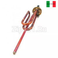 ТЭН Unival для водонагревателя (RCA, 1500W, D48, M6, L260) изогнутый Италия