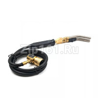 Газовая горелка МАПП с пьезоподжигом с шлангом 2 сопла 1,5 м. (чёрный) HT-2C