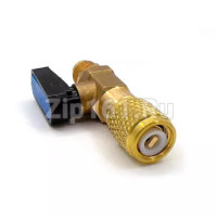 Переходник с краном CBFF-1CBFF-1 (1/4SAE F * 1/4 SAE M)