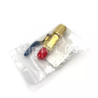 Вентиль шаровый CBFF-1 1/4"SAE F x 1/4"SAE M для заправочных шлангов