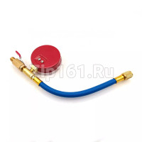 Коллектор заправки автокониционера (R22,R134a,R410A) 1/4 шланг 1.8м