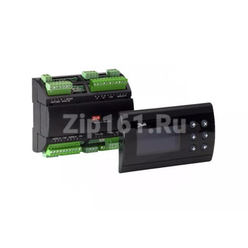 Программируемый контроллер Danfoss AK-PC 551 + Выносной дисплей Danfoss MMIGRS2