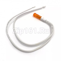 Световой индикатор 220V оранжевый D=6мм с проводами Lavazza EL3100 EL3200 10088057