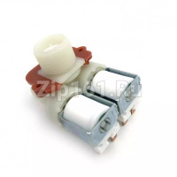 Электроклапан 2Wx90 пластиковый крепеж Whirlpool 481981729327 C00375212