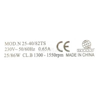 Микродвигатель 25Вт MONDO 00231018 Микродвигатель 25Вт MONDO 00231018