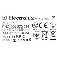 Корпус пылесоса в сборе ZB2923 с мотором, аккумулятором и платой Electrolux 4055164273 Корпус пылесоса в сборе ZB2923 с мотором, аккумулятором и платой Electrolux 4055164273