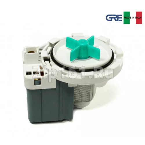 Помпа GRE932 без улитки, защелки 8 шт, фишка вперед ИТАЛИЯ (уценка)