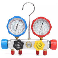 Манометрическая станция четырехвентильная DSZH CT-436G (68мм, R22,R404,R134) Манометрическая станция четырехвентильная DSZH CT-436G (68мм, R22,R404,R134)