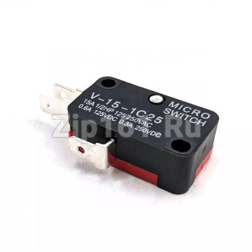 Дверной микровыключатель V-15-1C25 15A 1/2HP 125 250VAC 0.6A