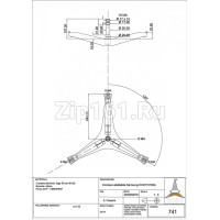 Крестовина барабана для СМ Diamond DC97-15182A Крестовина барабана для СМ Diamond DC97-15182A