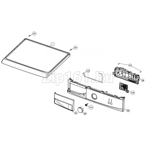 Модуль управления Beko 2838790310