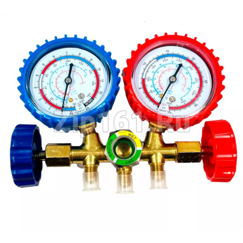 Коллектор 2-х вентильный FC(CT)-536G (R12,22,134,404), с шлангами 90 см