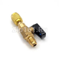 Переходник с краном CBFF-1CBFF-1 (1/4SAE F * 1/4 SAE M) Переходник с краном CBFF-1CBFF-1 (1/4SAE F * 1/4 SAE M)