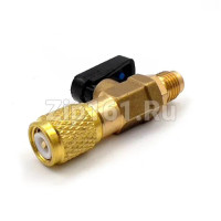 Переходник с краном CBFF-1CBFF-1 (1/4SAE F * 1/4 SAE M) Переходник с краном CBFF-1CBFF-1 (1/4SAE F * 1/4 SAE M)