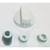 Ручка газового крана, универсальная, белая, 1 штука