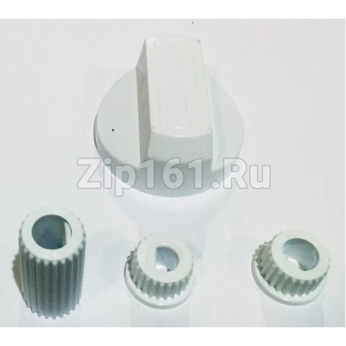 Ручка газового крана, универсальная, белая, 1 штука