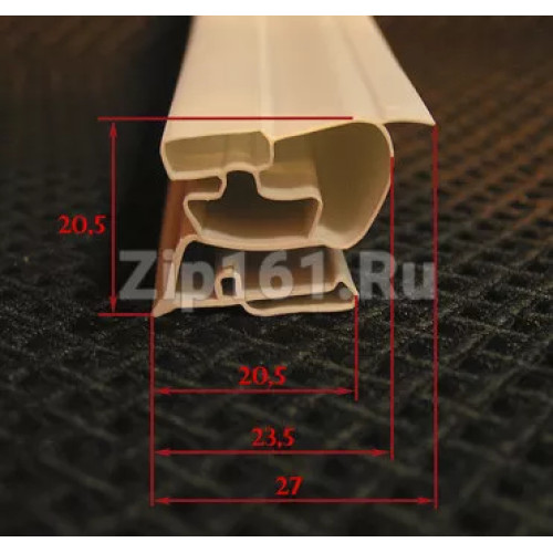 Уплотнитель 1110 * 650 мм для холодильника Daewoo Вид профиля СТ