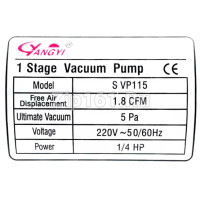 Насос вакуумный (1-ступ. 42 л/мин) SVP-115