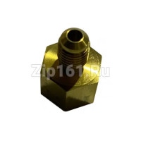 DJ - M 1/4 - F 3/8 Штуцер переходной (М - наружняя, F - внутренняя) DJ - M 1/4 - F 3/8 Штуцер переходной (М - наружняя, F - внутренняя)