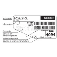 Компрессор Secop SC 21 CL (R-404) (W при -23.3° 906Вт) низкотемпературный Компрессор Secop SC 21 CL (R-404) (W при -23.3° 906Вт) низкотемпературный