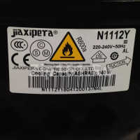 Компрессор R600, Джаксипера N1112Y, (Вт при -23.3°) 140W HMK80AA 301996 Компрессор R600, Джаксипера N1112Y, (Вт при -23.3°) 140W HMK80AA 301996