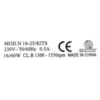 Микродвигатель 16Вт MONDO 00231017 Микродвигатель 16Вт MONDO 00231017
