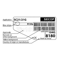 Компрессор Secop SC 21 G (R-134) (W при +7,2° 2106Вт) среднетемпературный Компрессор Secop SC 21 G (R-134) (W при +7,2° 2106Вт) среднетемпературный