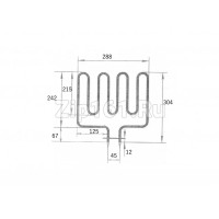 ТЭН для саун HARVIA 1700W 215 А 8/1,7 Т 220 ТЭН для саун HARVIA 1700W 215 А 8/1,7 Т 220