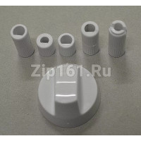 Ручка газового крана универсальная, 1 шт, белая