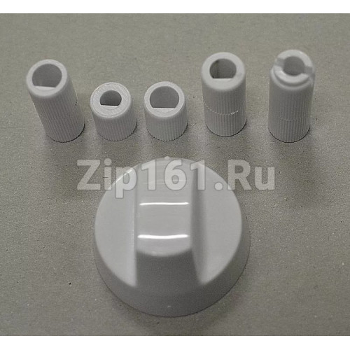 Ручка газового крана универсальная, 1 шт, белая