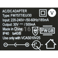 Зарядное устройство для аккумуляторного пылесоса  12006117