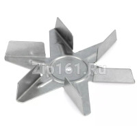 Крыльчатка вентилятора духовки 6 лопастей D150мм высота 20мм