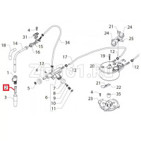 Внутренняя форсунка капучинатора для Saeco, 11001620