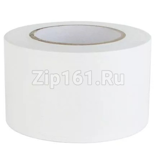 Лента ПВХ безклеевая белая, 72мм x 80м