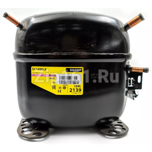 Компрессор Secop SC 18 MLX (R-404) (W при +7,2° 3142Вт) среднетемпературный Компрессор Secop SC 18 MLX (R-404) (W при +7,2° 3142Вт) среднетемпературный