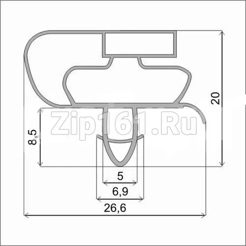 Уплотнитель 560x920 Атлант 769748901606