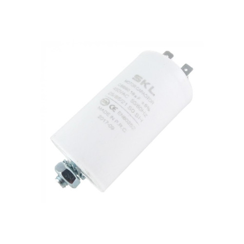 Конденсатор пусковой 16 мкФ, 450V, с креплением винт Mondo Конденсатор пусковой 16 мкФ, 450V, с креплением винт Mondo