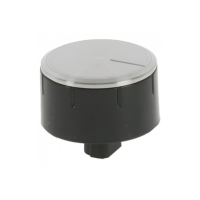 Ручка конфорки для встраиваемой газовой варочной панели, черная 10007649